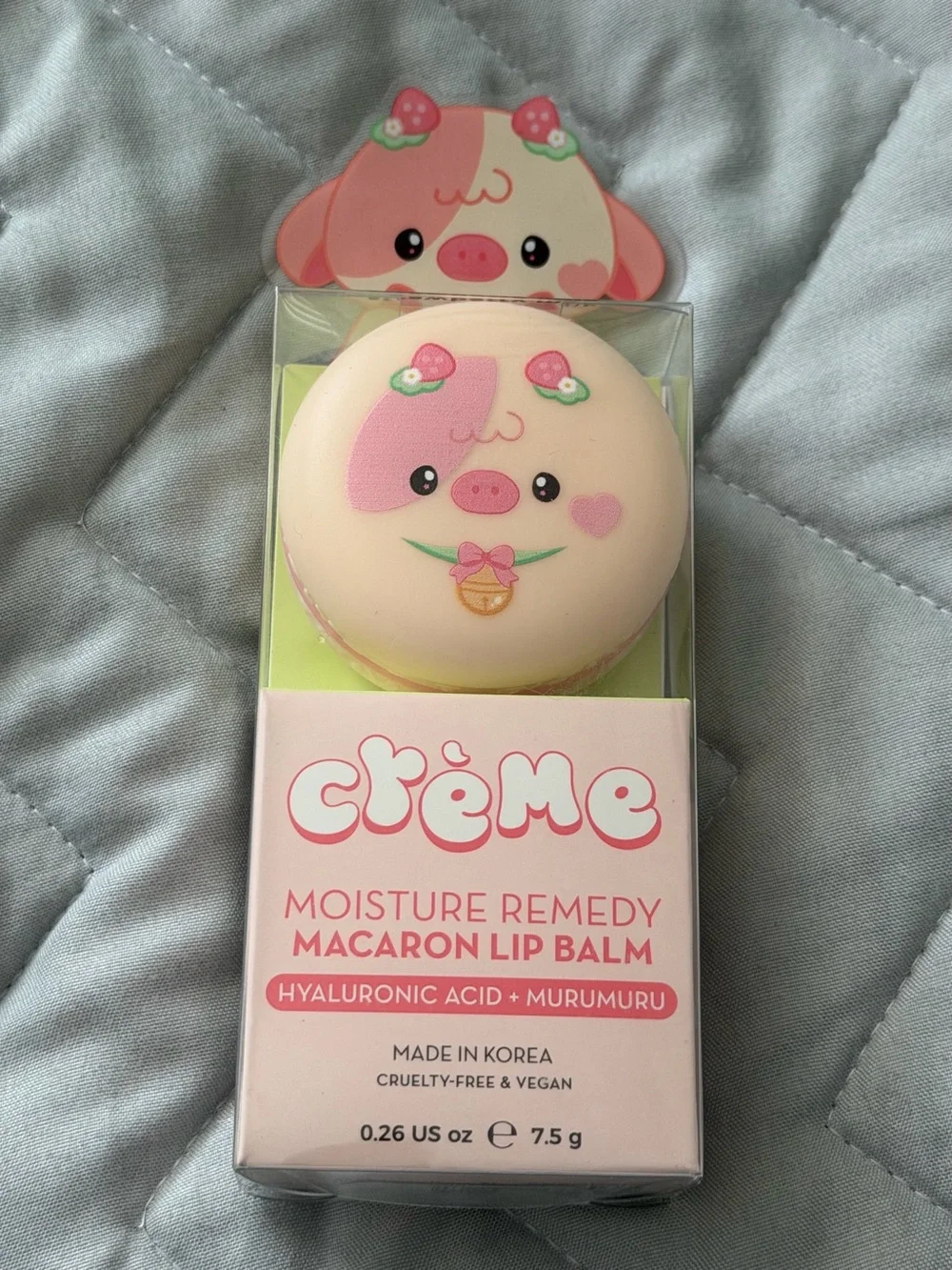 Macaroon lip balm by Creme Shop